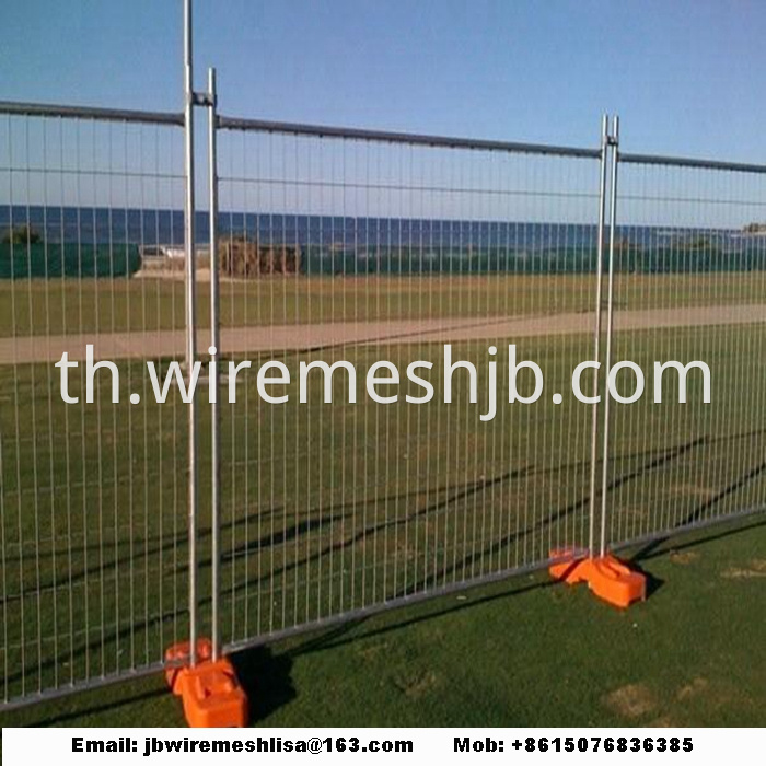 Powder Coated And Galvanized Temporary Fence